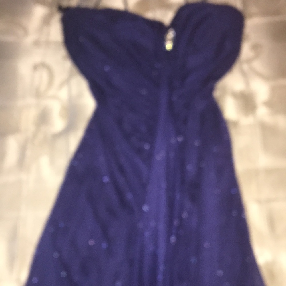 A royal blue dress to wear formally
